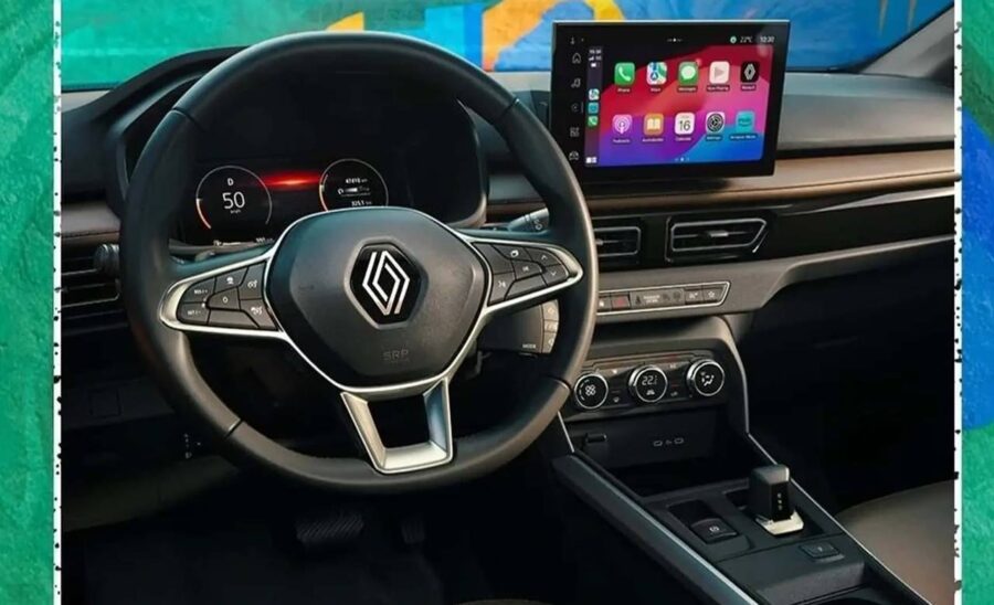 Renault Kardian 2026 terá nova versão Iconic com proposta mais luxuosa 3 interior renault kardian 2026
