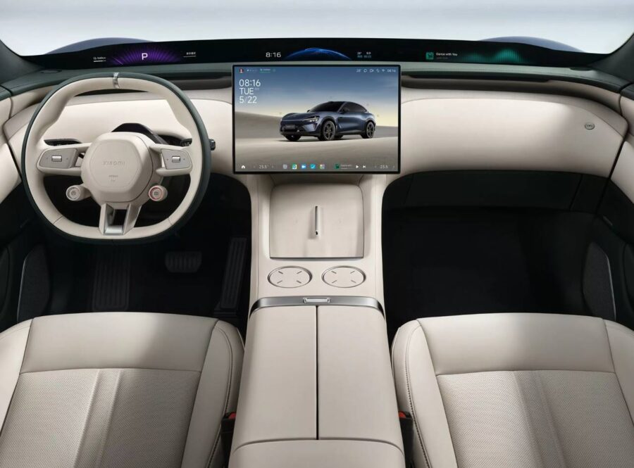 Xiaomi YU7 - Purosangue da Xiaomi vende quase 300.000 exemplares em apenas uma hora 4 interior xiaomi yu7