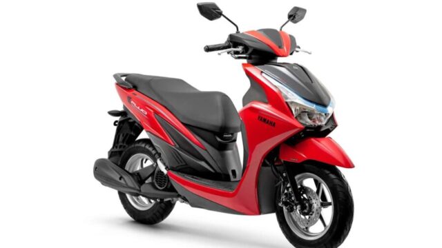 Yamaha Fluo Hybrid Connected 2026 vermelha