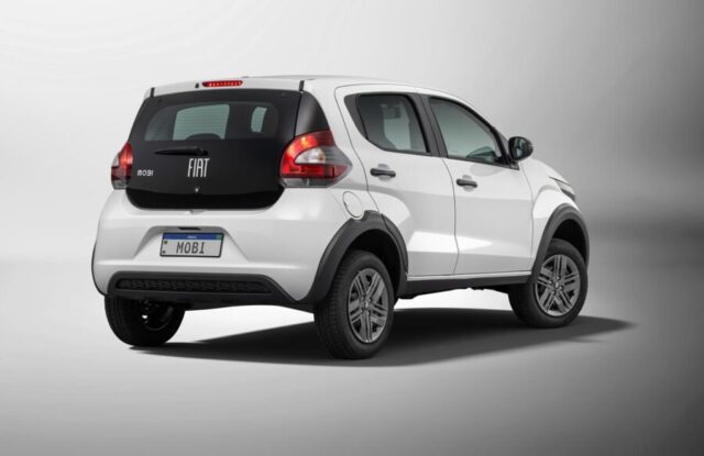 Fiat Mobi 2026 traseira
