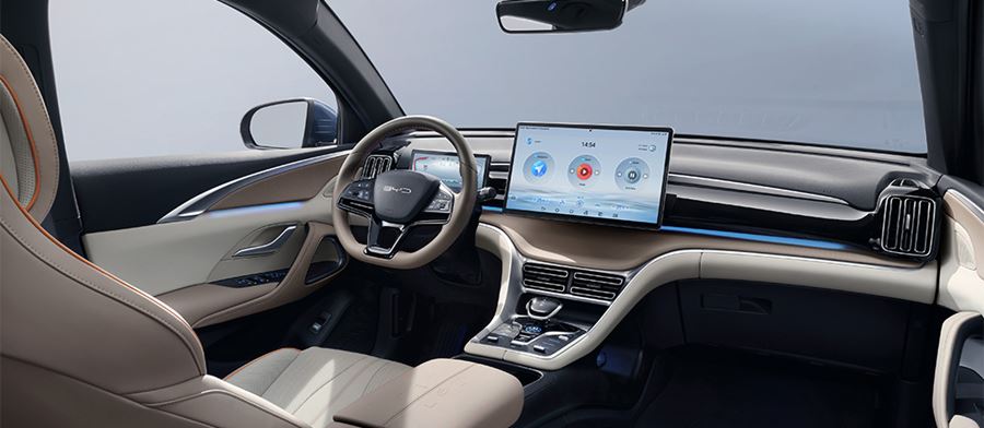 Nova picape BYD será lançada no Salão do Automóvel de SP 4 interior song pro