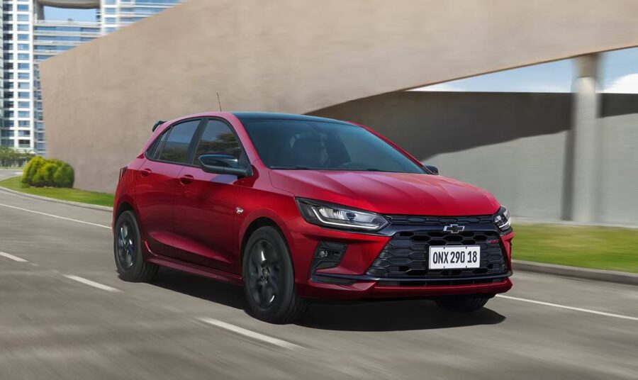 Novo Onix 2026 é revelado oficialmente, confira os preços e versões 5 Chevrolet Onix RS 2026