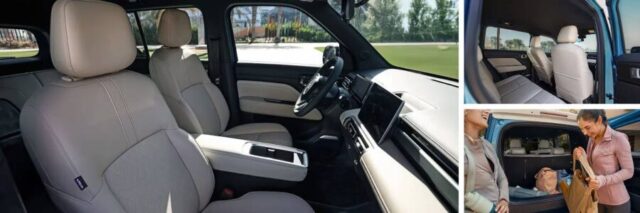 chevrolet spark euv interior