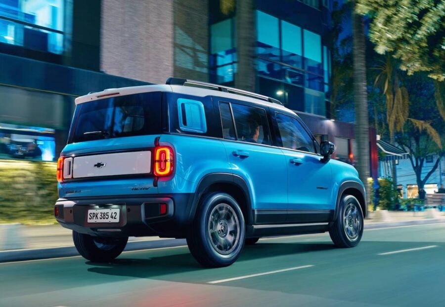 Chevrolet Spark EUV - Em detalhes o elétrico de R$ 159.990 que tem qualidades para surpreender 4 chevrolet spark 2026 traseira