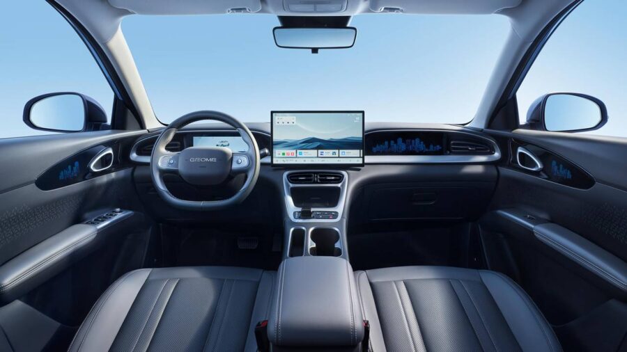 Geely EX2 chega por R$ 119.990 e tem tudo para ser o elétrico mais vendido do Brasil 5 geely EX2 interior