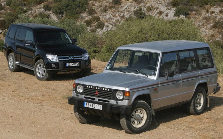 Mitsubishi Pajero Full 2026 - Nova geração é flagrada pela primeira vez 2 Mitsubishi Pajero 1980 e 2010