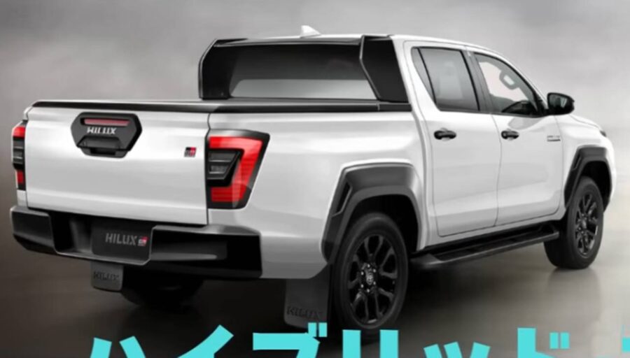 Nova Toyota Hilux 2027 - Em detalhes a picape que será apresentada em novembro 4 nova hilux 2026 traseira