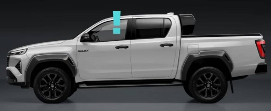 Nova Hilux 2026 tem novos detalhes divulgados no Japão 3 toyota hilux 2026 perfil