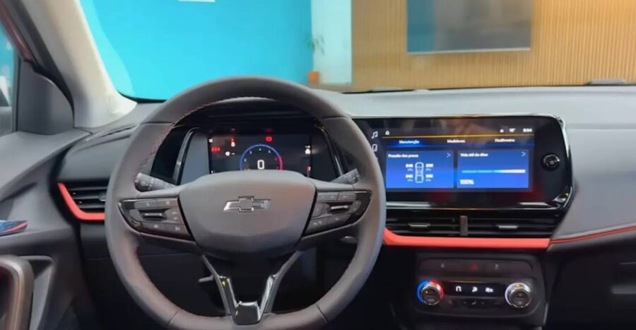 Novo Tracker 2026 - SUV renovado tem primeiras imagens divulgadas 3 nova tracker 2026 interior