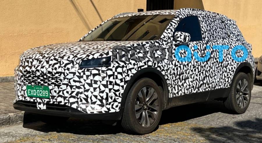 Novo Chery Tiggo 5X 2027 já roda em testes no Brasil 2 novo chery tiggo 5x