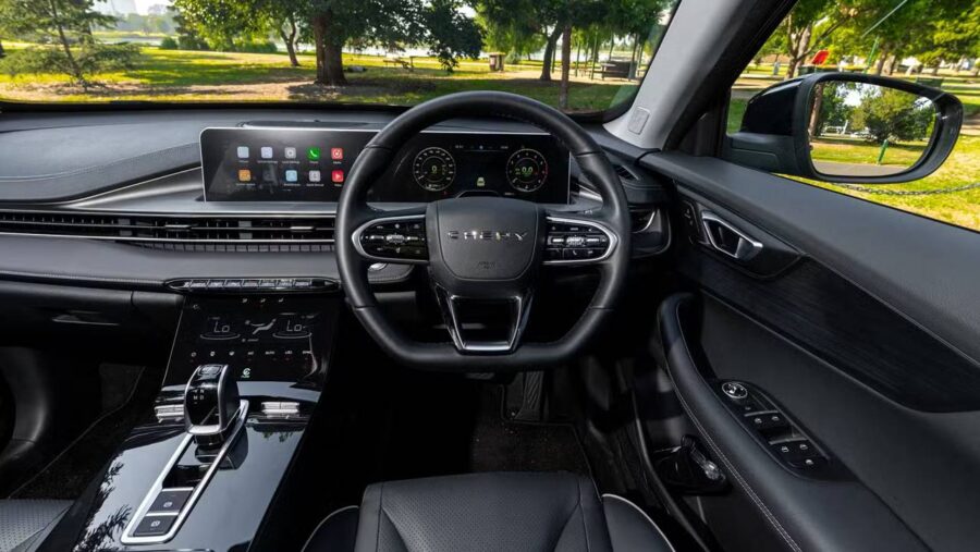 Novo Chery Tiggo 5X 2027 já roda em testes no Brasil 8 interior novo chery tiggo 5x