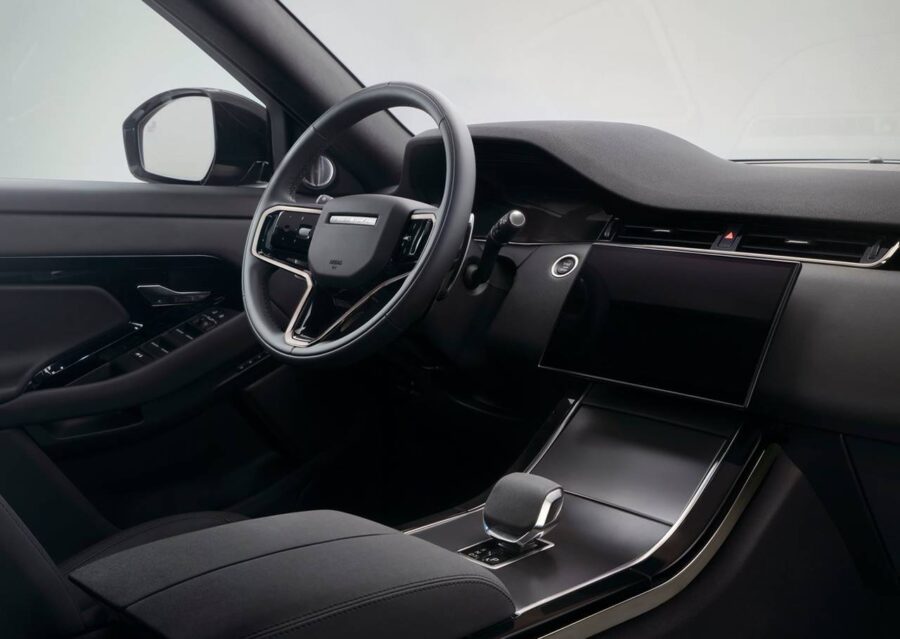 Range Rover Evoque 2026 já está nas lojas por R$ 518.510 4 interior range rover evoque 2026