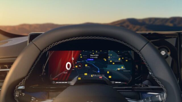 Renault Boreal painel digital