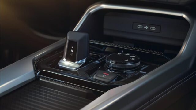 novo Renault Boreal console e alavanca de câmbio