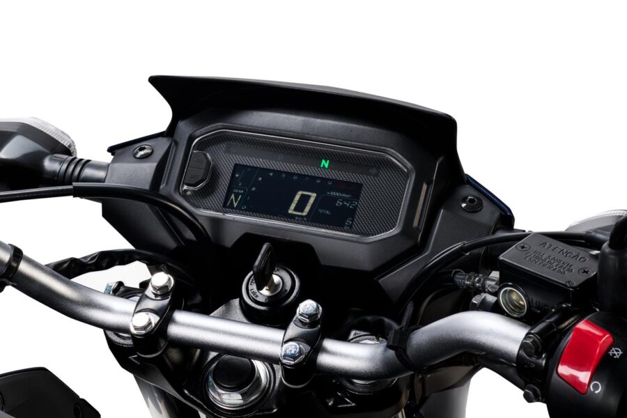 Honda Bros 2026 chega com nova cor e preço de R$ 21.320 4 Honda Bros 160 2026 painel digital