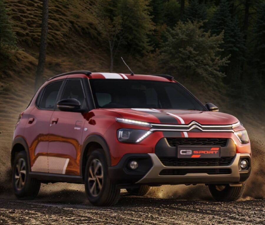 Citroën C3 2026 da Índia fica muito mais equipado e tem novas versões 2 Citroen C3 Sport