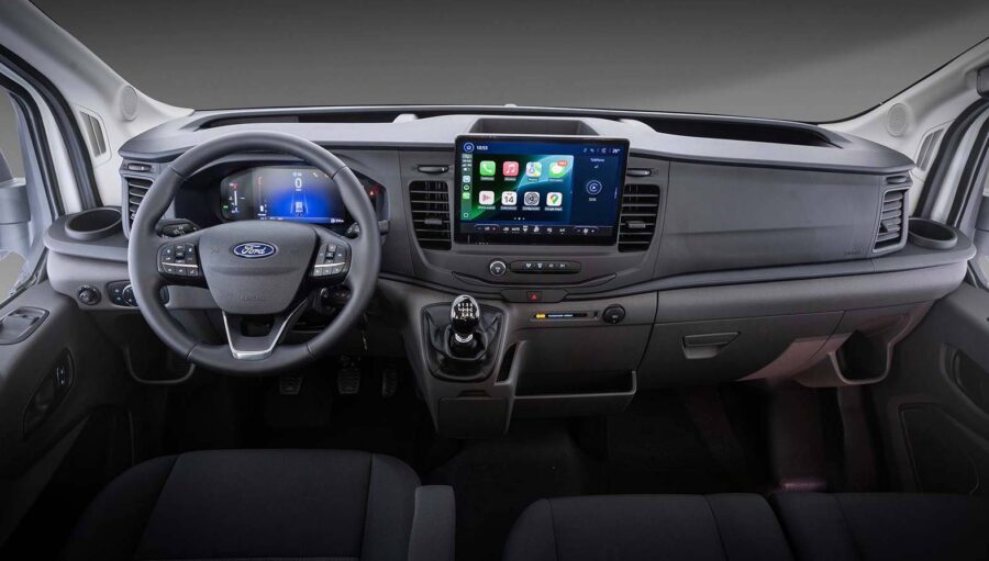 Ford Transit 2026 - Confira versões, equipamentos e preços 1 interior ford transit 2026