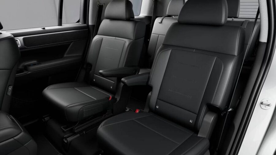 Novo Hyundai Santa Fe 2026 - Nova geração está em testes na Argentina e deve vir ao Brasil 3 hyundai santa fe 2026 interior banco traseiro