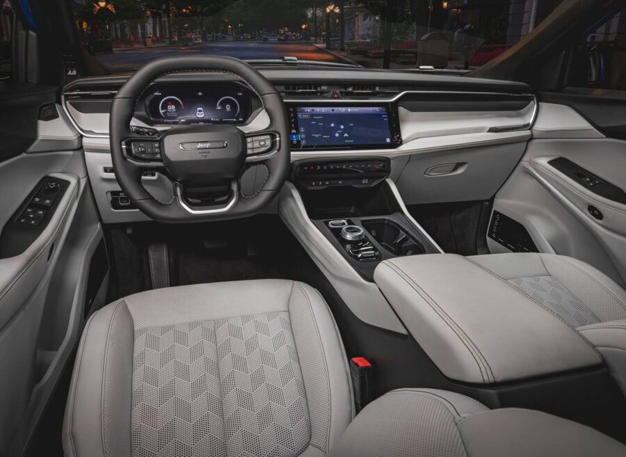 Jeep Cherokee 2026 - Totalmente novo SUV é apresentado nos EUA 11 interior novo jeep cherokee 2026