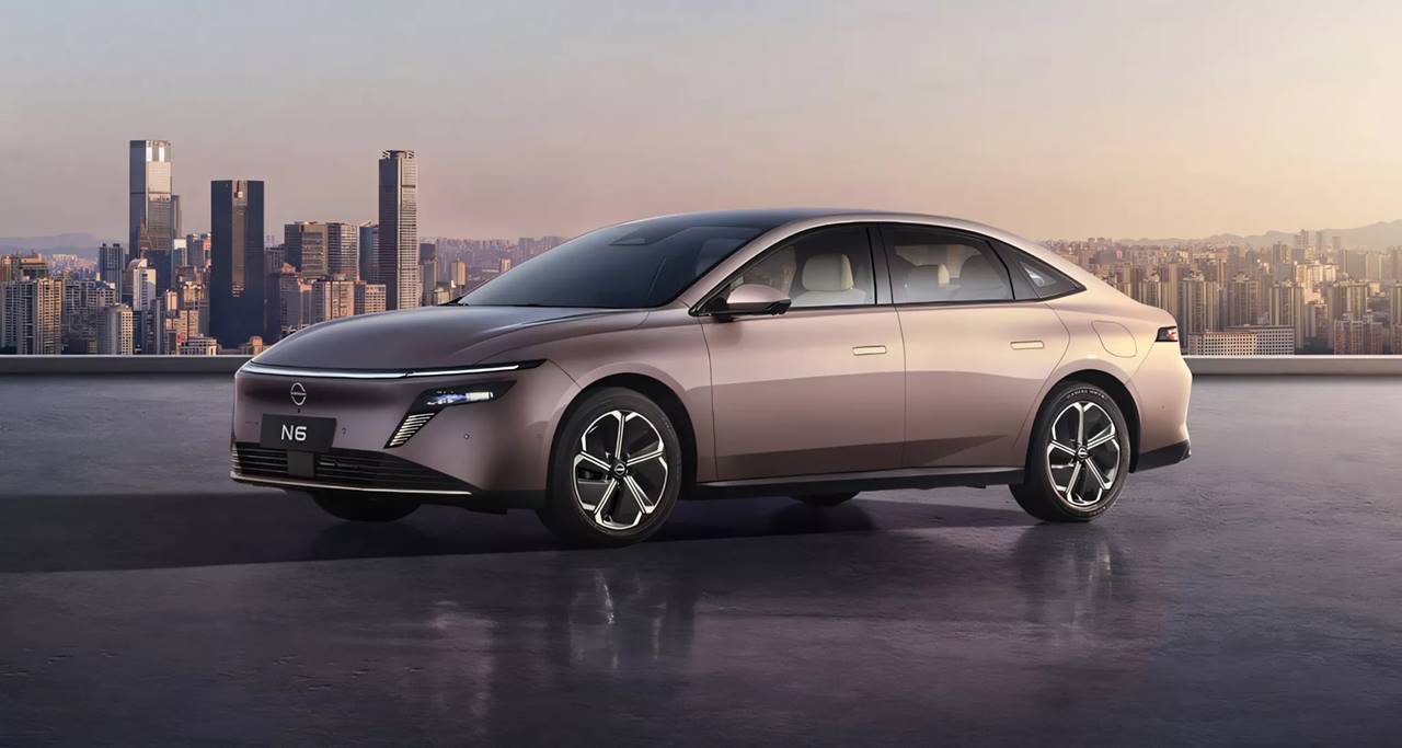 Nissan N6 - Sedan híbrido para a China roda até 130 km no modo elétrico 5 Nissan N6