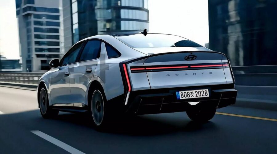 Novo Hyundai Elantra 2027 - Com visual futurista nova geração já está praticamente pronta para as ruas 7 novo hyundai elantra 2027