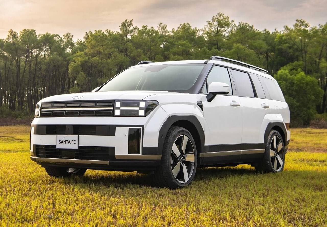 Novo Hyundai Santa Fe 2026 - Nova geração está em testes na Argentina e deve vir ao Brasil 9 novo hyundai santa fe 2026