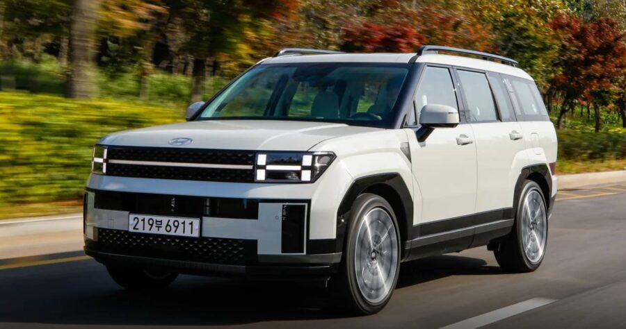 Novo Hyundai Santa Fe 2026 - Nova geração está em testes na Argentina e deve vir ao Brasil 11 novo hyundai santa fe 2026