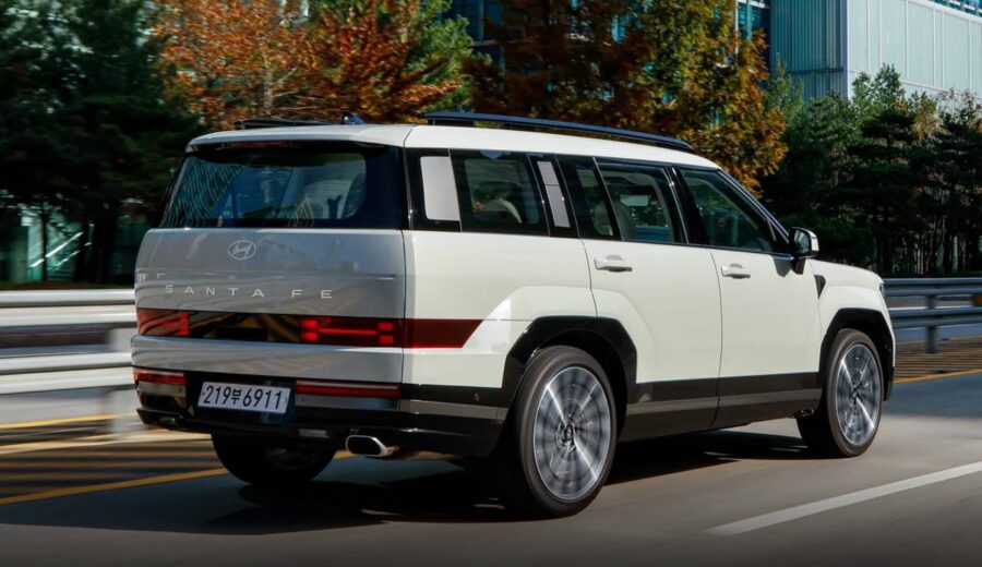 Novo Hyundai Santa Fe 2026 - Nova geração está em testes na Argentina e deve vir ao Brasil 9 novo hyundai santa fe 2026