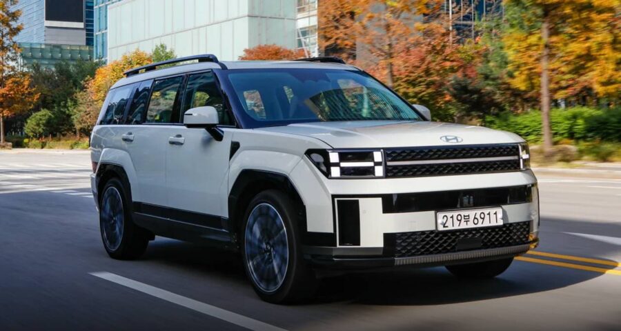 Novo Hyundai Santa Fe 2026 - Nova geração está em testes na Argentina e deve vir ao Brasil 5 hyundai santa fe 2026