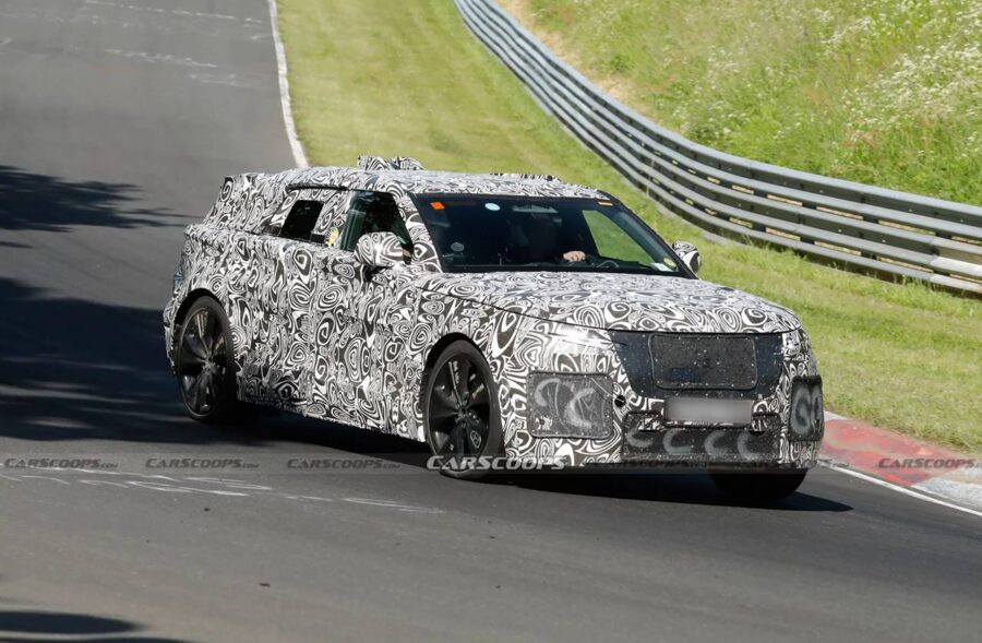 Range Rover Velar 2027 - Nova geração totalmente elétrica é flagrada em testes 1 range rover velar 2027