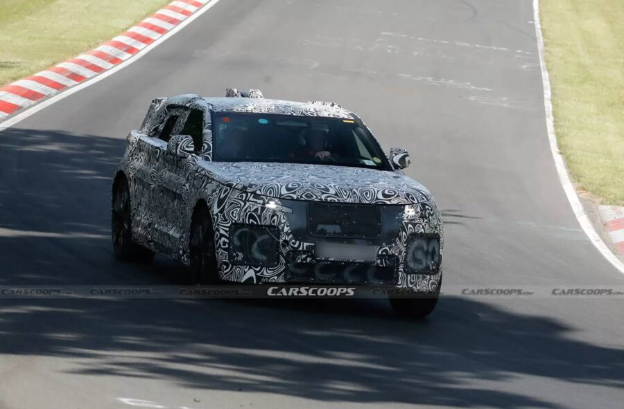Range Rover Velar 2027 - Nova geração totalmente elétrica é flagrada em testes 2 range rover velar 2027