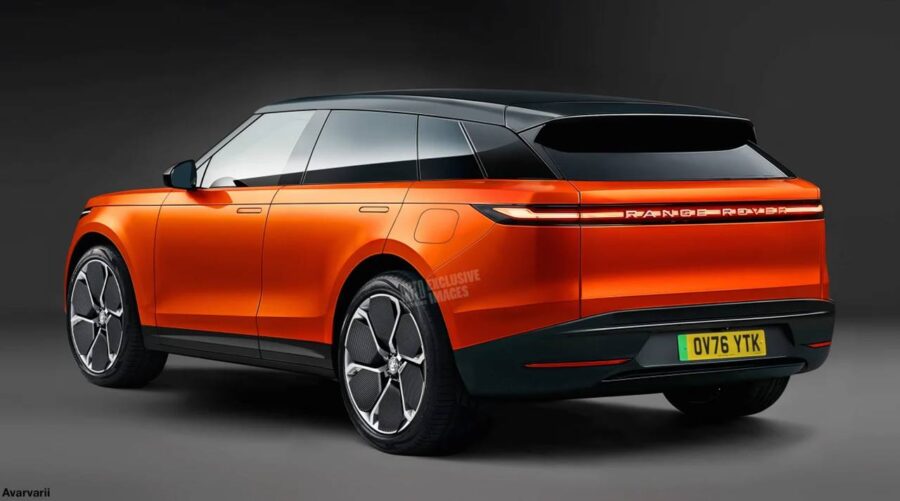 Range Rover Velar 2027 - Nova geração totalmente elétrica é flagrada em testes 3 range rover velar 2027