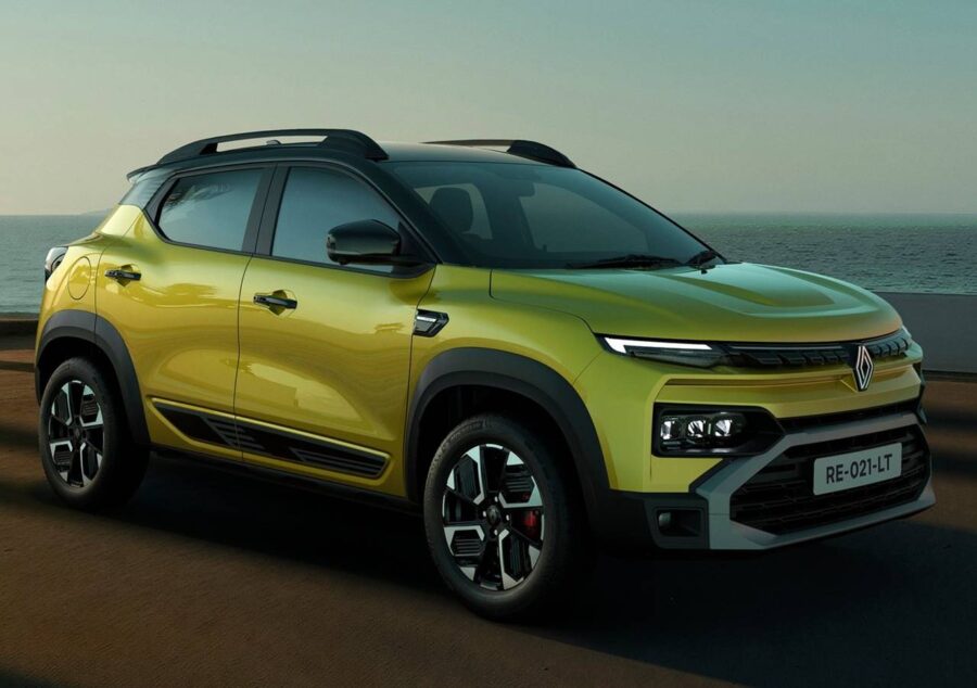Renault Kiger 2026 - Versão SUV do Kwid ganha novo visual na Índia 1 novo renault kiger 2026