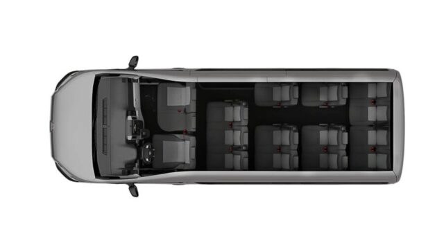 Toyota Hiace 2026 brasil interior disposição dos bancos