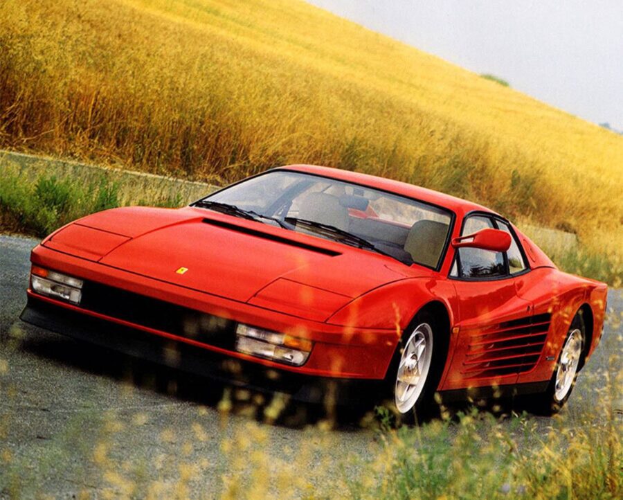 Ferrari 849 Testarossa - O novo clássico da marca traz mais de 1000 cv, porém o visual é polêmico 4 Ferrari Testarossa 1984 a 1992