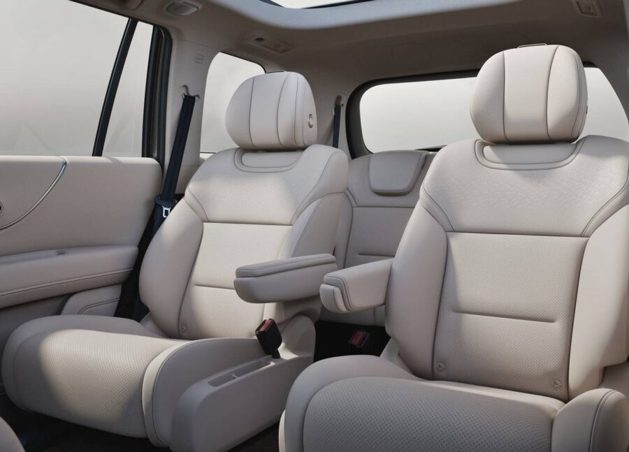 GAC S9 2026 - Conheça o novo SUV top de linha da marca e que deve vir ao Brasil 3 GAC S9 interior banco traseiro