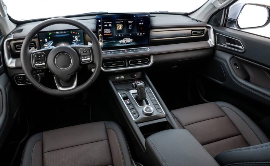 GWM Poer P30 2026 - Picape chega por R$ 220.000 e tem qualidades para fazer sucesso 8 interior gwm poer p30