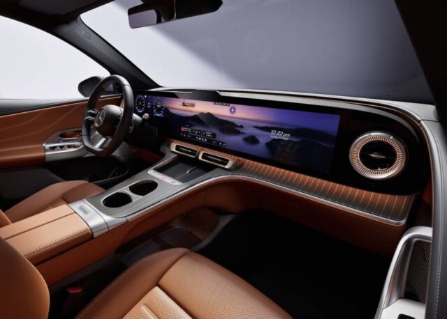 Mercedes GLC EV 2026 interior