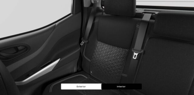 Nissan Frontier Attack 2026 interior banco traseiro