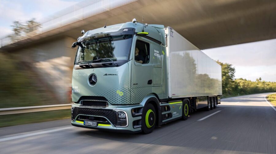 novo mercedes actros 2026