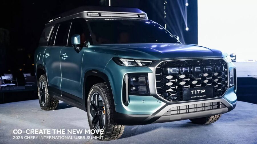 Chery Tiggo 10 - Conceito T1TP antecipa novo SUV da Chery 5 Chery T1TP