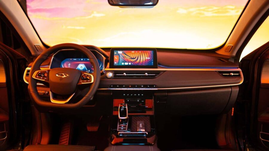 Chery Tiggo 7 2026 - Agora por R$ 139.990 ele está imbatível, confira versões, preços e equipamentos 9 Chery Tiggo 7 Pro Sport 2026 interior