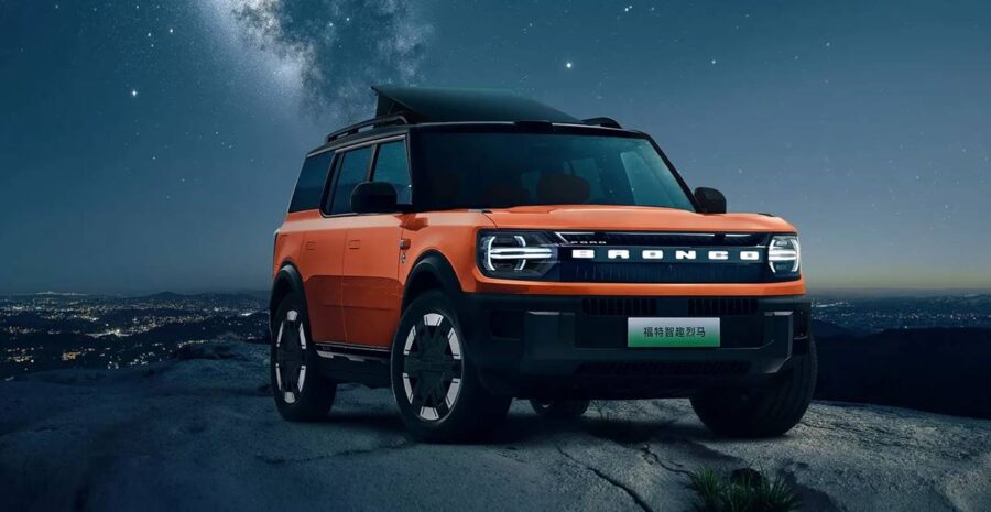 Ford Bronco EV - Versão elétrica e alongada é lançada na China 1 Ford Bronco New Energy EV Basecamp
