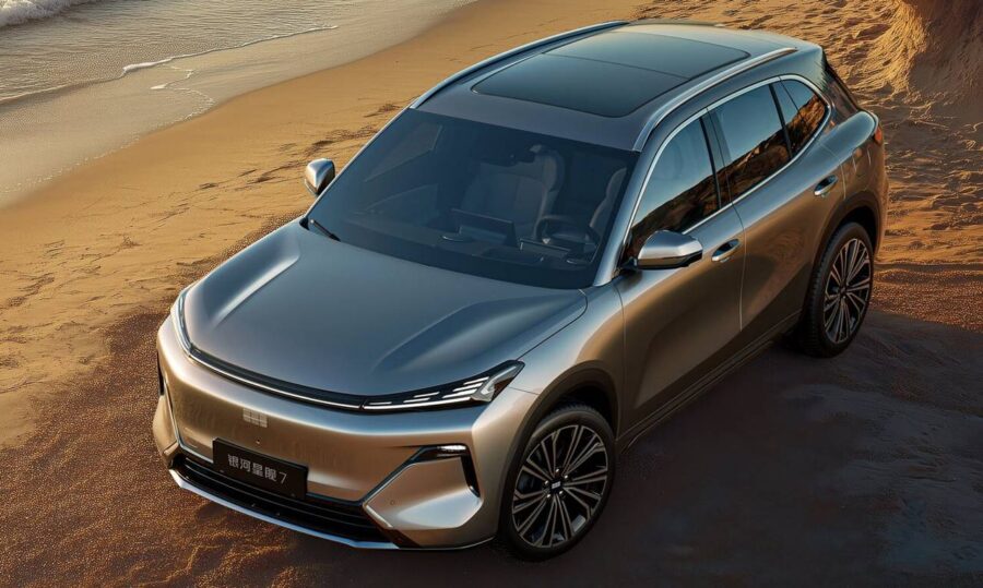 Geely Starship 7 - Em detalhes, ele chega em 2026 ao Brasil para enfrentar BYD Song e Haval H6 3 geely starship 7