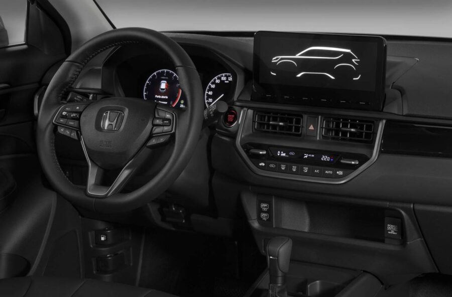 Novo Honda WR-V 2026 é lançado por R$144.900, confira versões, equipamentos e preços 5 interior honda wr-v 2026