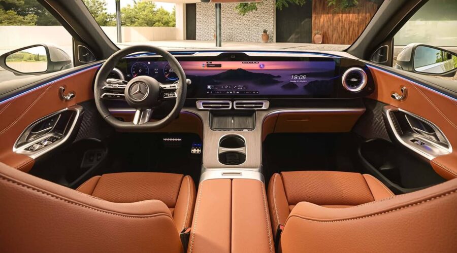 Mercedes Classe C 2027 já roda em testes e mudará radicalmente 7 interior mercedes glc 2026