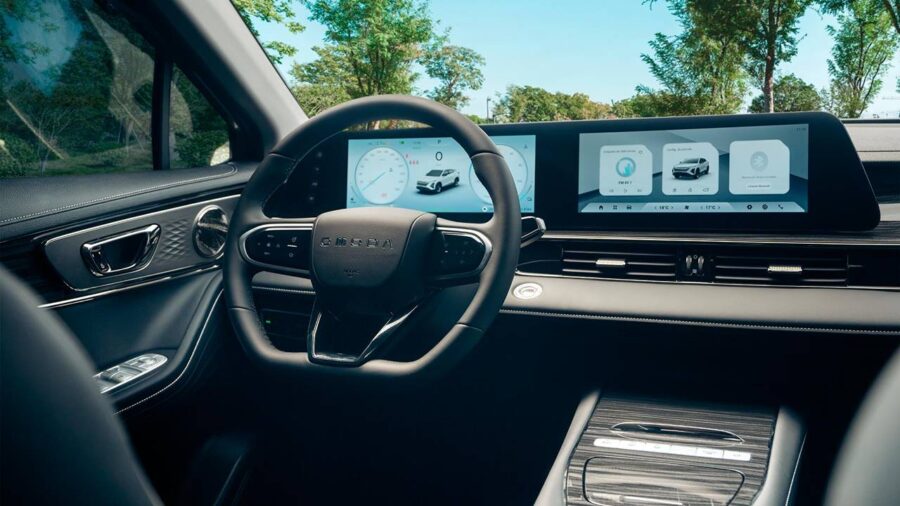 Omoda 5 híbrido chega por R$ 159.990 com 224 cv e deve fazer sucesso. Confira em detalhes 5 Omoda 5 PHEV SHS H interior