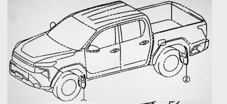 Nova Toyota Hilux 2027 - Em detalhes a picape que será apresentada em novembro 7 patente nova hilux 2027