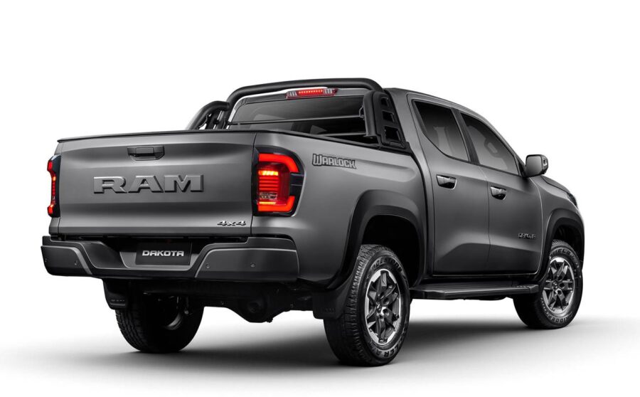 Ram Dakota tem imagens da versão de produção e mais detalhes divulgados 3 Ram Dakota traseira