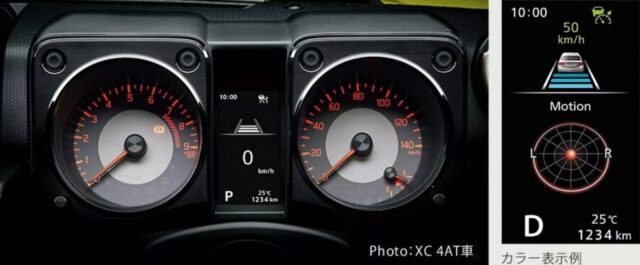 Suzuki Jimny 2026 interior painel de instrumentos